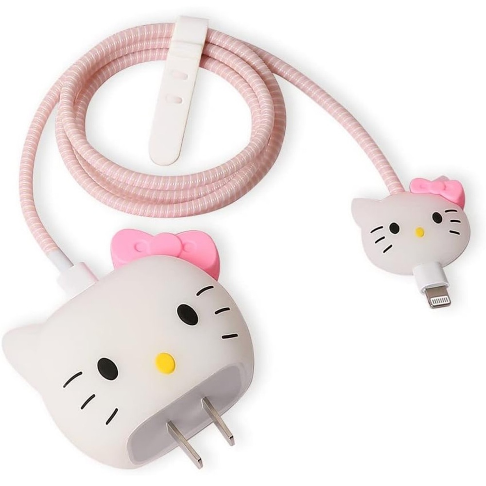 Kuromi or HelloKitty Cable Charger Protector Head Cover - Picture 5 of 13